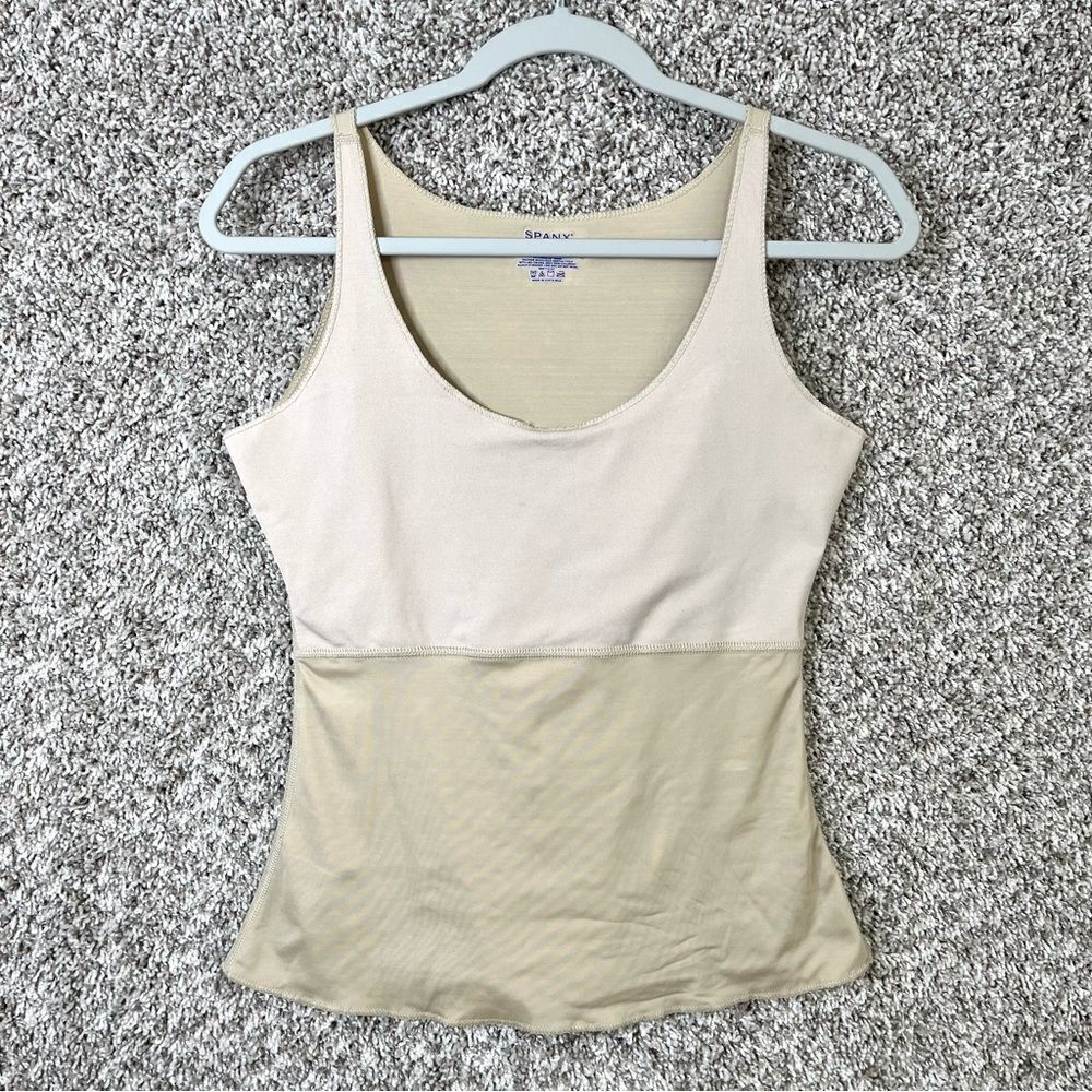 SPANX Two-Tone Nude & Beige Shaping Tank